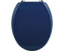 MSV WC Bril - CLEO - Toiletbril - MDF - Blauw