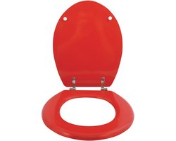 MSV WC Bril - CLEO - Toiletbril - MDF - Rood