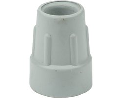 MTTproducts- Rubber Ferrules Set van 10 - Z-type - 22 mm (7/8 inch) - Grijs - Versterkt met Metalen Ring - Ideaal voor Kruppen - Krukdop