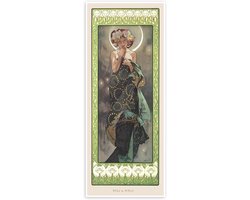 Mucha Poster - Wanddecoratie Kunst - Wand Sieren - Premium Papier 250 g/m² - 40 x 100 cm - Multicolor