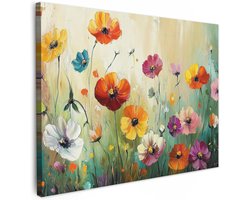 MuchoWow© Canvas Painting 40x30cm Room Decoration Living Room Paintings Bedroom Room Decor Wall Decoration Wall Art Painting Art - Flowers - Spring - Nature