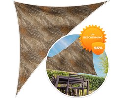 MuchoWow® - Schaduwdoek - Steen - Graniet - Design - 96% UV-bestendig - Hoogwaardig polyester - Zonnedoek - Weerbestendig - Tuin - Tarp - 300x300 cm