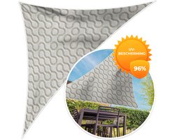 MuchoWow® - Schaduwdoek - Stenen - Abstract - Patronen - Industrieel - 96% UV-bestendig - Hoogwaardig polyester - Zonnedoek - Weerbestendig - Tuin - Tarp - 300x300 cm