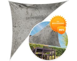 MuchoWow® - Schaduwdoek - Stenen - Structuur - Grijs - 96% UV-bestendig - Hoogwaardig polyester - Zonnedoek - Weerbestendig - Tuin - Tarp - 300x300 cm