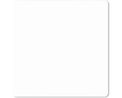 Muismat 60x60 cm - Bureaumat wit - Computer en desktop accessoires - Muis en bureau mat onderlegger - Witte bureaulegger xl - Mousepad xxl - Kantoorartikelen decoratie - Muismatten office desk anti slip - Kantoor spullen thuiswerkplek