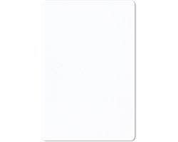 Muismat - Bureaumat - Kleuren - Wit - Effen kleur - Mousepad - Muis mat - 18x27 cm - Bureau accessoires - Bureau onderlegger