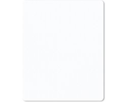 Muismat - Bureaumat - Kleuren - Wit - Effen kleur - Mousepad - Muis mat - 30x40 cm - Bureau accessoires - Bureau onderlegger