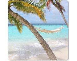 Muismat Klein - Zomer - Palmboom - Hangmat - 20x20 cm