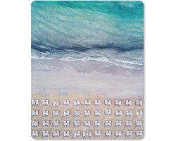Muismat - Mousepad - Zomer - Strand - Ligbedden - 30x40 cm