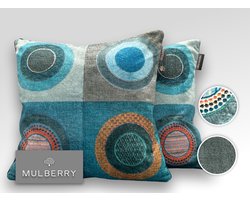 Mulberry - Kwaliteits sierkussens gemaakt van originele Mulberry stof - katoen en viscose