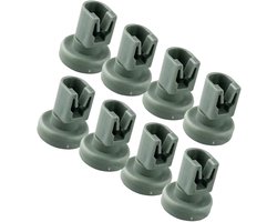 Multaparts® wielen bovenkorf vaatwasser - set van 8 stuks - | Afmetingen Ø 24 mm wiel, 29 mm hoog | O.a. geschikt voor AEG, Atag, Electrolux, Etna, IKEA, Juno, Pelgrim, Zanussi | Alternatieve wieltjes 50286967000, 50278101006
