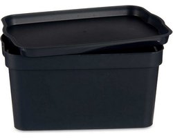 Multi-functionele Kist 13,5 x 11 x 20 cm Antraciet 2,3 L