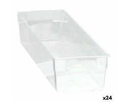 Multi-functionele Kist Modulair Transparant 22,5 x 8 x 5,3 cm (24 Stuks)