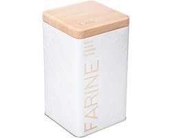 Multi-functionele Kist Nature Scandi Metaal Wit 1 Kg