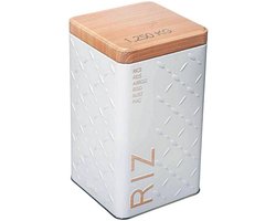 Multi-functionele Kist Nature Scandi Metaal Wit 1,25 kg