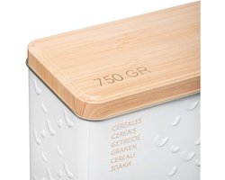 Multi-functionele Kist Nature Scandi Metaal Wit 750 g