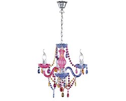 Multicolor Kroonluchter met E14 Fitting - Decoratieve Woonruimteverlichting