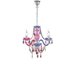 Multicolor Kroonluchter met E14 Fitting - Decoratieve Woonruimteverlichting