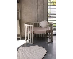 Multifunctioneel OVAAL7 in 1 Babybed / peuterbed incl. matras - Olive Olive