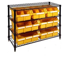 Multifunctioneel Reksysteem met 4 Planken en 7 Uittrekbare Bakken - Ideaal voor Organisatie