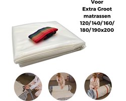 Multifunctioneel XXL Vacuüm Opbergzak - Vacuümzak voor Matrassen - Dekbedden - Matras - Kleding - Large - Groot - eenvoudige opslag, verhuisverpakking 140x200, 160x200, 180x200