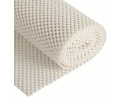 Multifunctionele antislipmat — 50 cm x 300 cm PVC-antislipmat, lade- en schapbekleding, waterdichte vloermat — Geschikt voor huis, kantoor, auto, keuken, badkamer (wit)