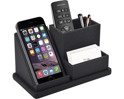 Multifunctionele Bureau Organizer met Telefoonhouder, Pennenhouder en Visitekaartjeshouder voor Efficiënte Desk Organisation en Opruimen in Kantoor, Thuis of School