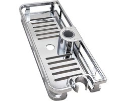 Multifunctionele Douche Organizer Plank - Geen Boren Nodig, Badkamer Opbergrek met Lifting Rod - Sterk en Roestvrij