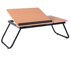“Multifunctionele Laptoptafel – Draagbaar en Opvouwbaar, Kantelbaar Blad, Zwart”