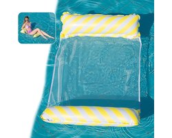 Multifunctionele Opblaasbare Hangmat voor Zwembad en Strand, Ideaal voor Volwassenen en Kinderen, Comfortabel Waterbed in Diverse Kleuren