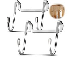 Multifunctionele Over Deur Haken - 10 Stuks voor Handdoeken, Jassen en Kleding in Keuken en Badkamer