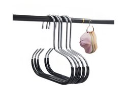 Multifunctionele, ruimtebesparende hanger voor hoeden en sjaals - antislip hanger met PVC-coating, geschikt voor kasten, muren en balkons - duurzaam en veelzijdig voor hoeden, stropdassen, sjaals en delicate stoffen (10 stuks)