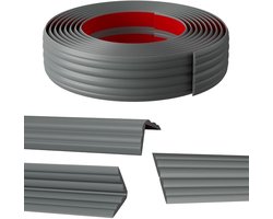 Multifunctionele sierlijsten - zelfklevend - 20 mm - grijs