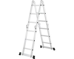 Multifunctionele vouwladder 4 in 1 - 3.6M