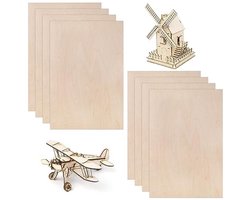 Multiplexplaten voor knutselen en modelbouw - 8 stuks