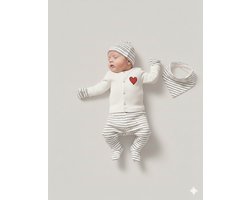 Mummy daddy - 5-delige Newborn kleding set - Meisjes/jongens - Babykleding set - Newborn set - Babyshower cadeau - Kraamcadeau - Baby