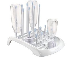 Munchkin Droogrek voor Flessen - Deluxe - Flessendroogrek - Afdruiprek voor Afwas - Geschikt voor het drogen van flessen, spenen, fopspenen, en andere babyaccessoires