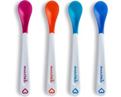 Munchkin Kinderbestek Set van 4 Lepeltjes - Warmtegevoelige Lepels - Veranderd van Kleur - White Hot Technologie