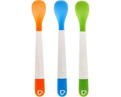 Munchkin lepeltjes - Zachte lepels met soft tip - 3 stuks - kinderbestek - Kinder Lepeltjes - Zachte Tuit - Baby Bestek - Per 3 Stuks - vanaf 4 maanden
