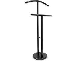 Muntel® Dressboy - Kledingstandaard - Kledingrek - Kledingstang - Metaal - Zwart
