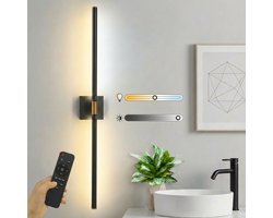 MUPOO Draadloze LED Wandlamp Binnen 360° Draaibaar (1 Stuk)-wandlamp oplaadbaar USB-C met Afstandsbediening &Touch Control,10000mAh - Tot 80 Uur Licht Dimmbaar, wandlampen Voor Woonkamer,Slaapkamer &Hal