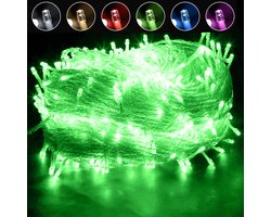MUPOO Lichtsnoer Buiten en Binnen- IP44 20M 200LEDs Groen licht -Fairy Light-8 Modes-Kerstverlichting -Voor Kerstmis Feestverlichting Tuin