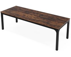 Mura Bureau - Werktafel - Computerbureau - Office Desk - Thuiswerkplek - 200cm Extra Lang - 2-Persoons Bureau - Waterproof - Bruin