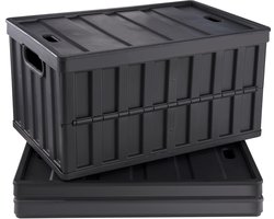 Mura Opbergbox - Opbergmand - Opbergdozen - Storage Box - Opbergbakken Met Deksel - Opvouwbaar - Set Van 3 - 65L Inhoud -