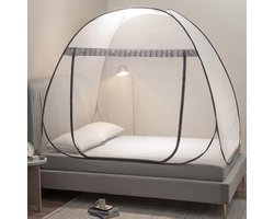 Murphy bed met gaasbodem- voor kinderen- meisjes en jongens- geschikt voor binnen- en buitengebruik (XL eenpersoonsbed- grijs)