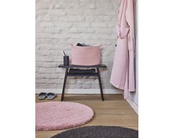 Musa Ronde Badmat Sedum. | Rond | Roze | Polyester