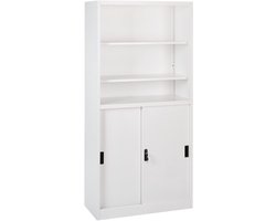 MUSCOVITE - Sideboard - Wit - Staal