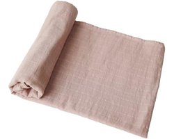 Mushie Hydrofiele Doek XL Swaddle - Blush