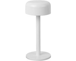 Mushroom Lamp - Sfeerverlichting Decoratie - Sfeerverlichting Creëren - Oplaadbaar Touch Bediening - 20 cm Hoog - Wit