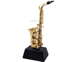 Music Gifts - Miniatuurinstrument saxofoon 11.5 cm